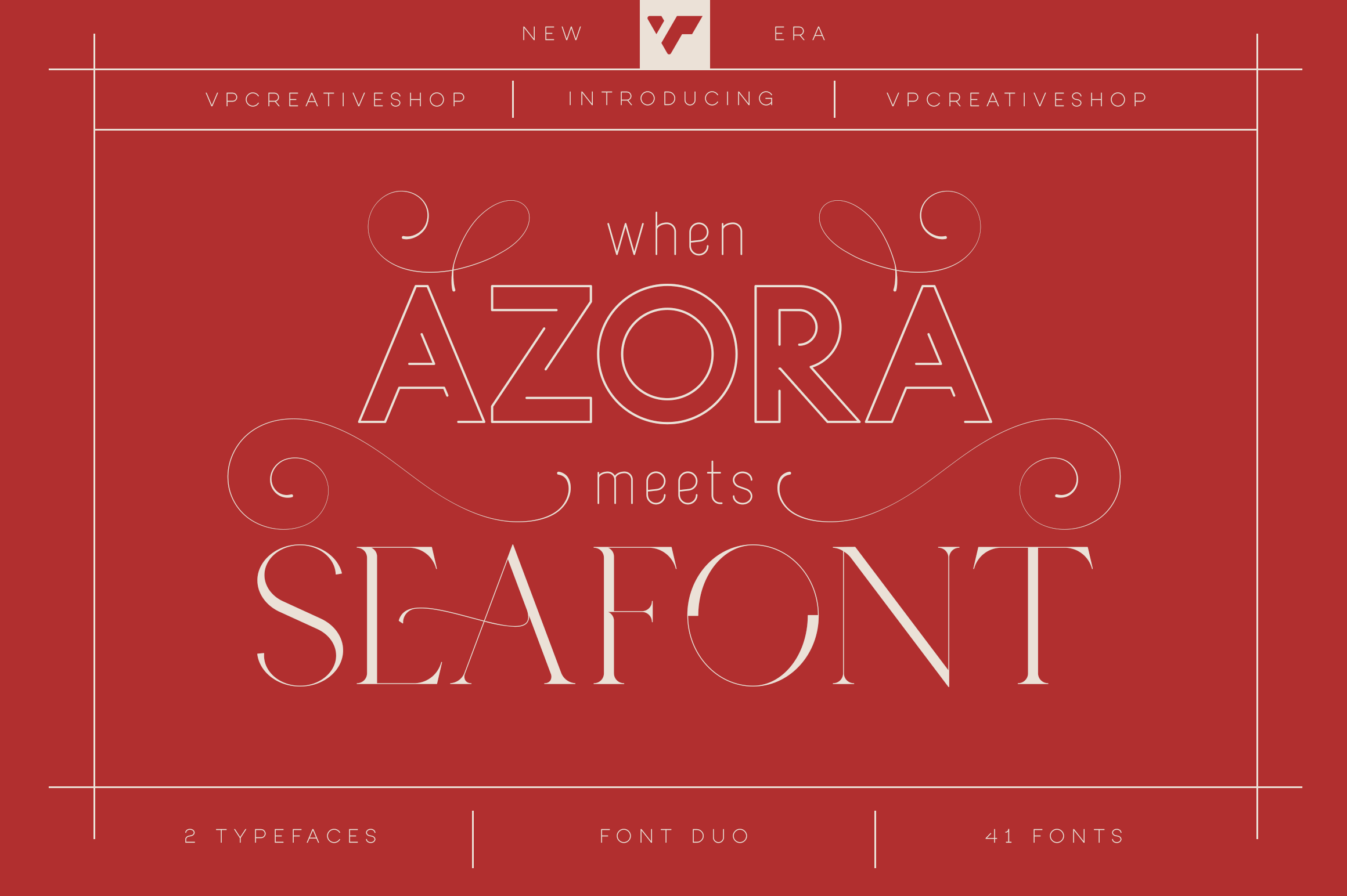 When Azora meets Seafont - font duo | Free fonts 