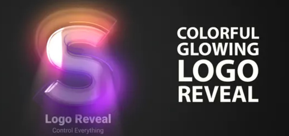 Colorful Glowing Logo Reveal