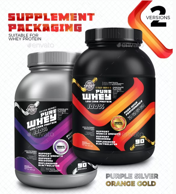 10+ Whey Protein Label