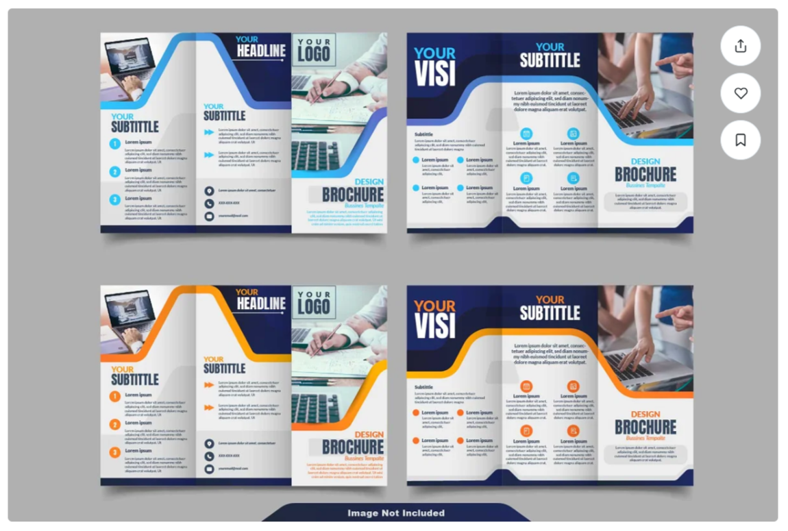 Tri-fold brochure template 